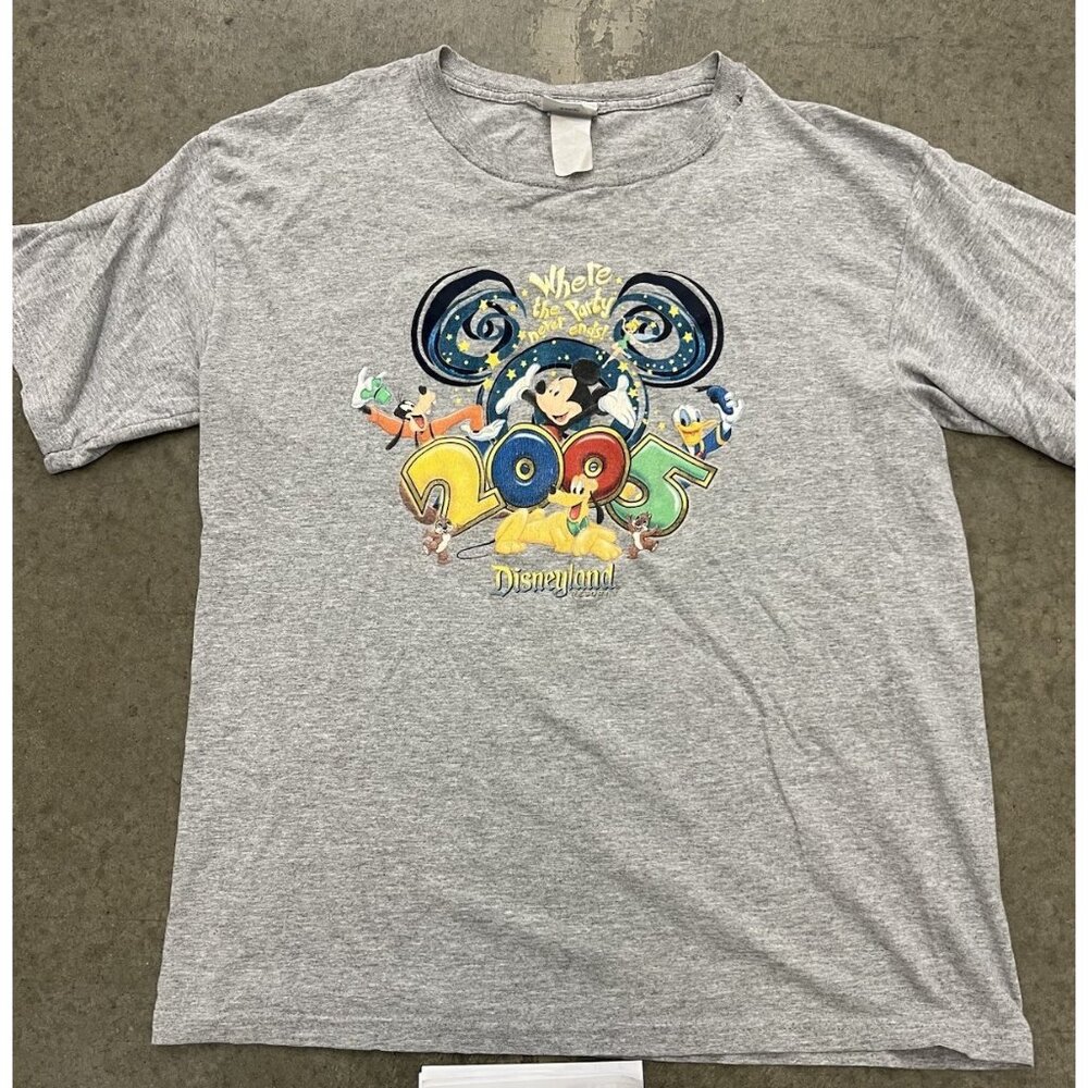 Disneyland 2005 grey tee Size large Measurements Pit to pit 21” Length 27.5”